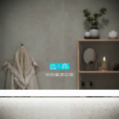 картинка Зеркало Sancos City 2.0 90 CI2.900 с подсветкой с сенсорным выключателем от магазина Сантехстрой