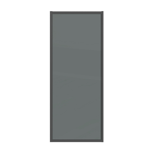 картинка Боковая стенка Grossman Style 200.K33.05.80.21.10 (80х195) черный матовый,стекло тонированное, 1 место от магазина Сантехстрой