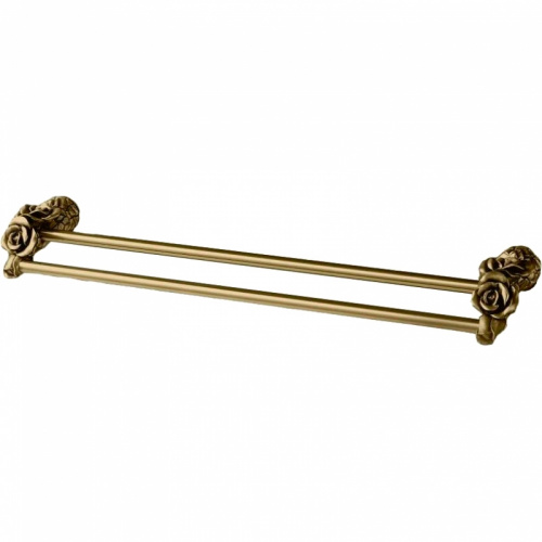 картинка Полотенцедержатель Art&Max Rose AM-B-0918-B двойной Бронза от магазина Сантехстрой