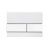 картинка TECEsquare. Панель смыва,  стекло белое, клавиши нержавеющая сталь(сатин) от магазина Сантехстрой