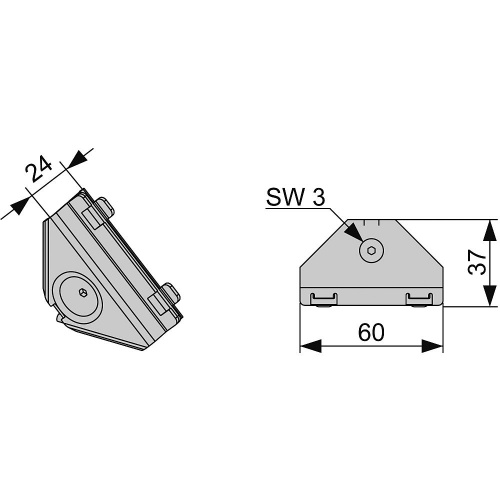 картинка TECE Соединение угловое от магазина Сантехстрой