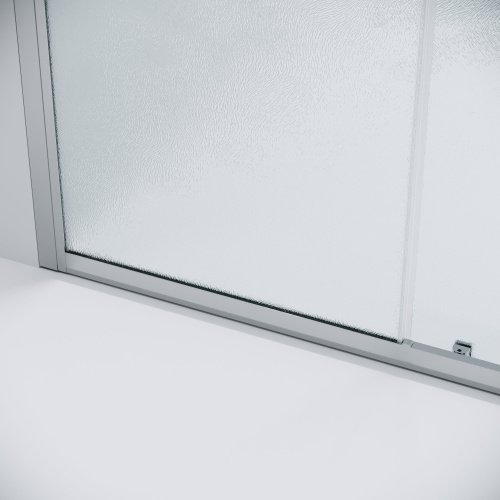 картинка Дверь в нишу 100.K33.02.120.10.02 Cosmo (120*195) хром, стекло шиншилла, 1 место от магазина Сантехстрой