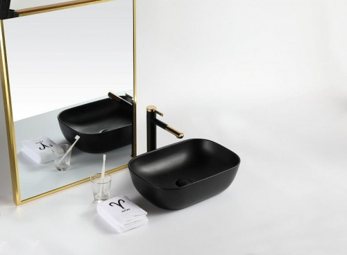 картинка Раковина-чаша BelBagno 50 BB1302-H301 Черная матовая от магазина Сантехстрой