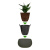 картинка Кашпо для цветов Prosperplast Sandy Bowl 3,9л, серый от магазина Сантехстрой