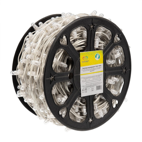картинка Гирлянда LED Клип-лайт 12 V,  прозрачный ПВХ,  150 мм,  цвет диодов белый от магазина Сантехстрой