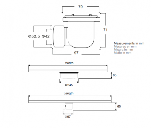 картинка Сифон Vsph-D611 с гидрозатовром от магазина Сантехстрой