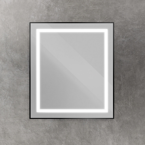 картинка Зеркало BelBagno SPC-KRAFT-700-800-SENS-NERO от магазина Сантехстрой