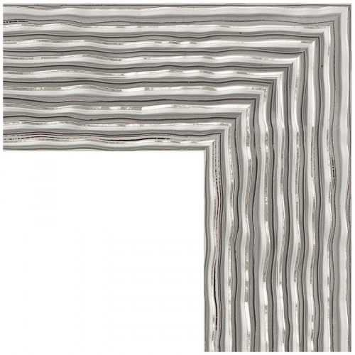 картинка Зеркало Evoform Definite 70х70 BY 3153 в багетной раме - Волна хром 90 мм от магазина Сантехстрой