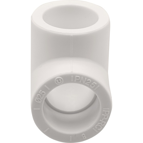 картинка Тройник THERMOLIGHT PP-R 25 белый (20/160) от магазина Сантехстрой