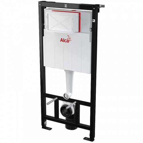 картинка Инсталляция Alcadrain AM101/1120-4:1 RU M571-0001 для унитаза с клавишей смыва Хром глянец от магазина Сантехстрой