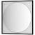 картинка Зеркало 80x80 см черный матовый Defesto Eclipse DF 2223S от магазина Сантехстрой