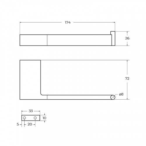 картинка Держатель туалетной бумаги Cezares Slider SLIDER-PH1-IN Сатин от магазина Сантехстрой