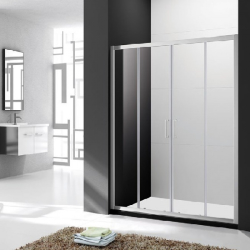 картинка Душевая дверь в нишу Cezares Molveno BF-2 180 профиль Хром стекло прозрачное от магазина Сантехстрой