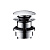 картинка HG Push-open Донный клапан для раковины (нажимной), цвет: хром от магазина Сантехстрой