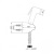картинка Гигиенический ручной душ со шлангом 100 см и держателем E.C.A. 402111044EX от магазина Сантехстрой