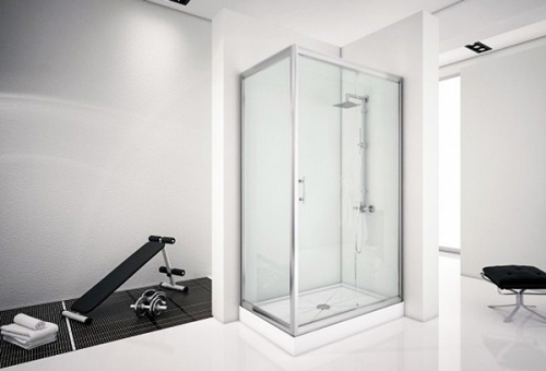 картинка Душевой уголок Aquanet Alfa NAA1131 150x80 профиль Хром стекло Прозрачное от магазина Сантехстрой