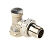 картинка Клапан настроечный, MVI, Premium, угловой, 1/2", НВ, PN 10, материал-латунь никелированная от магазина Сантехстрой