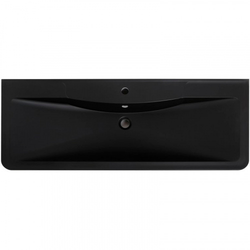 картинка Раковина BelBagno 120 BB1200/455-LV-ART-ALR-NERO Черная матовая от магазина Сантехстрой