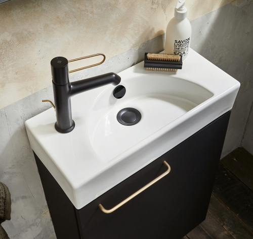 картинка Раковина Jacob Delafon Odeon Rive Gauche 50 L EGO112-55-00 Белая от магазина Сантехстрой