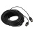 картинка ВЧ кабель ТВ штекер - ТВ штекер,  длина 15 метров,  черный REXANT от магазина Сантехстрой