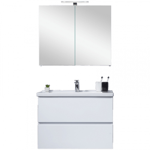 картинка Зеркальный шкаф Orans BC-4023W 60 4023600W с подсветкой Белый глянец от магазина Сантехстрой