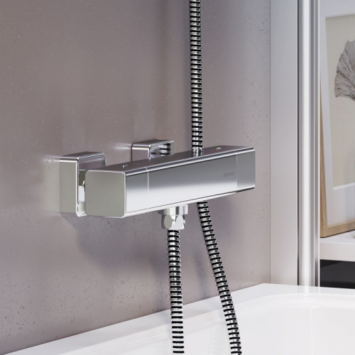 фото 536000000 gala термостатный смеситель для душа, хром