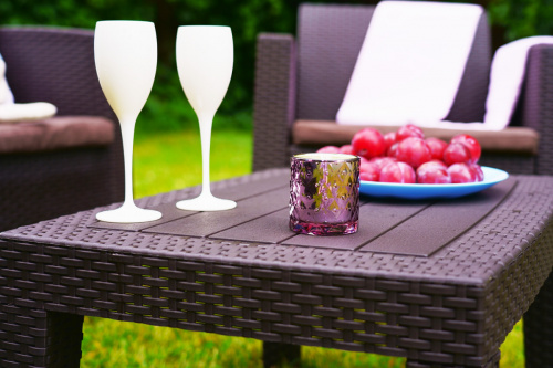 картинка B:Rattan Комплект мебели Arizona Set Max, венге (на 5 персон) от магазина Сантехстрой