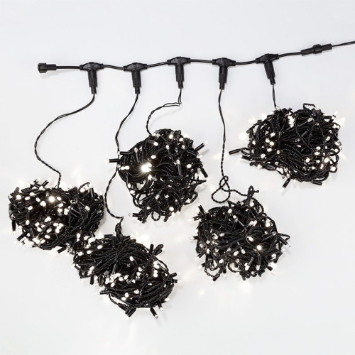 картинка Гирлянда LED ClipLight 24V,  5 нитей по 20 метров,  цвет диодов Белый,  Flashing (Белый) от магазина Сантехстрой