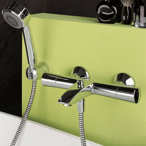 фото смеситель для ванны kludi 351010538 хром