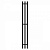 картинка Полотенцесушитель электрический Point Гермес PN13822B П3 120x1200 диммер справа, черный от магазина Сантехстрой