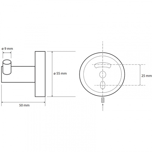 картинка Двойной крючок Bemeta Brilo 161106032 Золото от магазина Сантехстрой