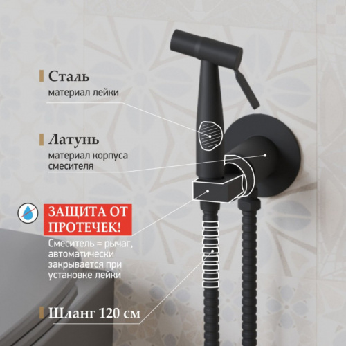 картинка Гигиенический комплект Paini Castello Round CAYO442R от магазина Сантехстрой
