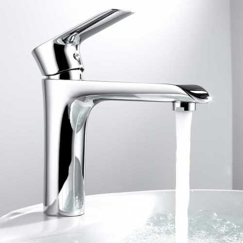 картинка Смеситель для раковины Esse VBF-1E1CH однорычажный, хром от магазина Сантехстрой