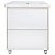 картинка Тумба с раковиной Loranto Stella 60/2Н 610х460х735 с раковиной Миранда 60 белый/дуб дымчатый (CS00083055) от магазина Сантехстрой