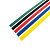 картинка Набор термоусаживаемых трубок ТУТ нг 25,0/12,5мм,  пять цветов,  упаковка 25 шт.  по 1м REXANT от магазина Сантехстрой
