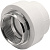 картинка Муфта THERMOLIGHT комбинированная PP-R ВР 40х1 1/4quot; под ключ белый (5/60) от магазина Сантехстрой
