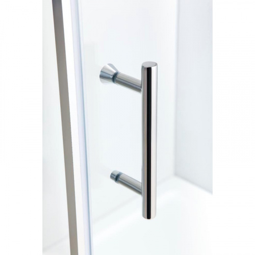 картинка Душевой уголок 80х80 см Black & White Stellar Wind 1028080 прозрачное от магазина Сантехстрой