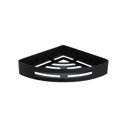 картинка Полка угловая одноэтажная FIXSEN Hotel черная (FX-31003K) от магазина Сантехстрой