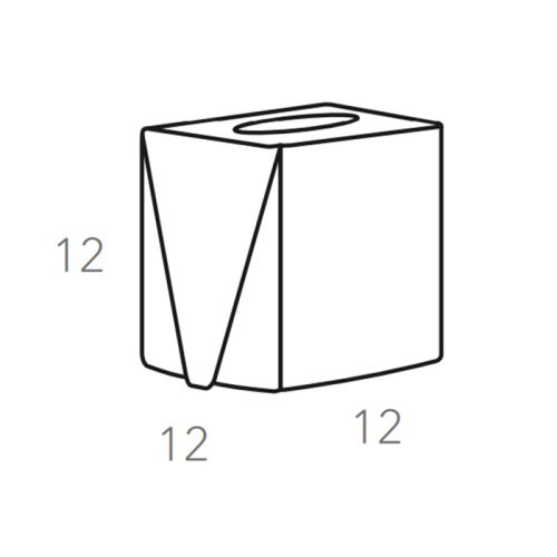 картинка ADJ Салфетница Kleenex, 12x12xH12 см., цвет: черный/серый от магазина Сантехстрой
