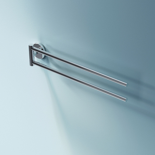 картинка A85A32600 X-Joy, Двойная вешалка-вертушка для полотенец от магазина Сантехстрой