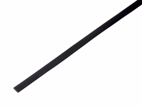 картинка Трубка термоусаживаемая ТУТ нг 5,0/2,5мм,  черная,  упаковка 50 шт.  по 1м REXANT от магазина Сантехстрой