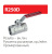 картинка Кран шаровой, R250D, 1/2", ВВ, ручка-рычаг красный, хромированный от магазина Сантехстрой