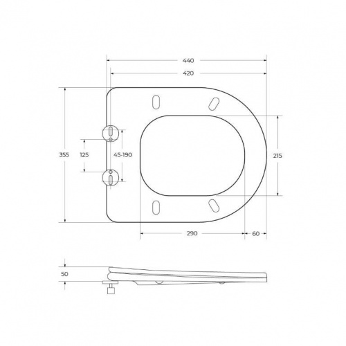 картинка Чаша напольного унитаза с сиденьем BelBagno STEAM BB130CPR/SC от магазина Сантехстрой