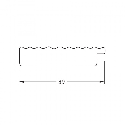 картинка Зеркало Evoform Defenite BY 3910 80x160 красная волна от магазина Сантехстрой