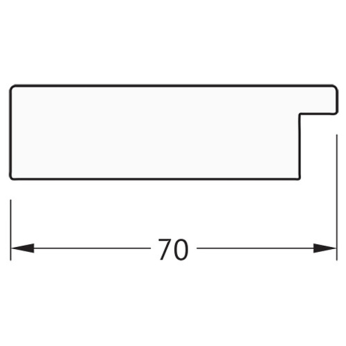 картинка Зеркало Evoform Definite 136х76 BY 3307 в багетной раме - Соты алюминий 70 мм от магазина Сантехстрой