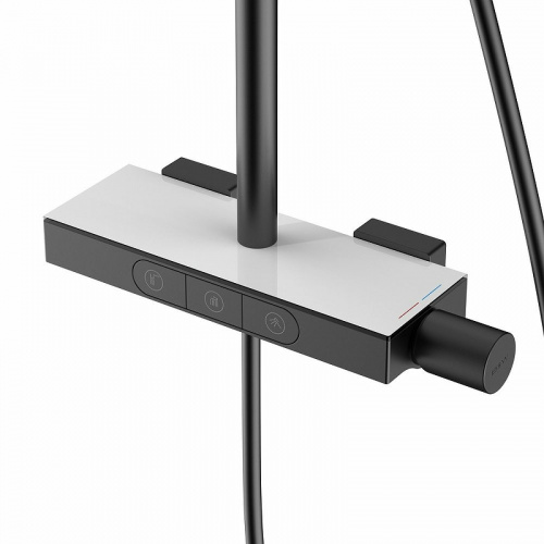 картинка Душевая система Black&White Universe UK5010B 5010ВUK Черная матовая от магазина Сантехстрой