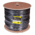 картинка Кабель витая пара F/UTP,  CAT 5e, PE,  4PR,  24AWG, OUTDOOR, SOLID,  черный,  с тросом,  305 м,  PROconnect от магазина Сантехстрой
