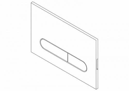 картинка Клавиша смыва BelBagno Prospero BB007-PR-NERO.M Черная матовая от магазина Сантехстрой