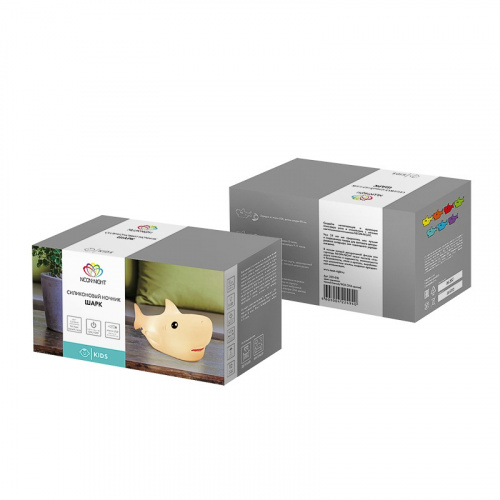 картинка Силиконовый ночник Шарк от магазина Сантехстрой