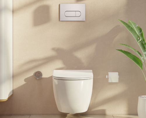 картинка Комплект Vitra: инсталляция Core 732-5800-01 + панель смыва Root R 740-2280, глянцевый хром + крепеж от магазина Сантехстрой